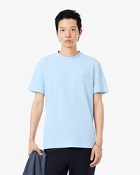 Commuter-T-Shirt aus Piqu&eacute; mit Jacquard-Branding