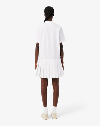 Polokleid aus Popeline mit kurzen &Auml;rmeln