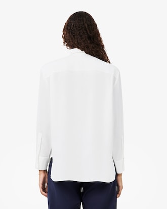 Geschmeidiges Oversized-Hemd mit Print