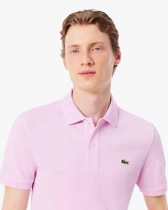 Slim Fit-Polohemd L.12.12 aus Piqu&eacute;