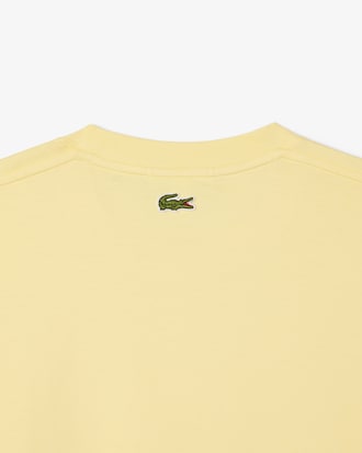 T-Shirt aus Baumwolle mit Signatur-Print