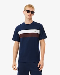 T-Shirt aus Jersey mit Colorblock-Design