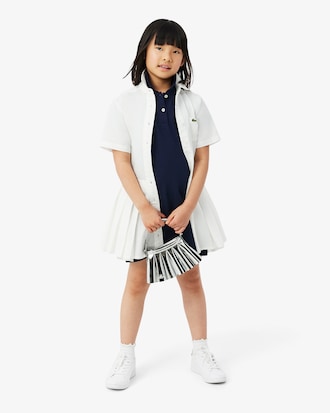 Polokleid aus Piqu&eacute;