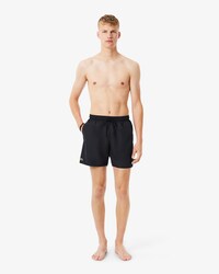 Halblange, einfarbige Badehose