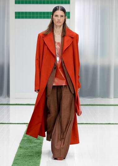 Lacoste SS26 runway show look