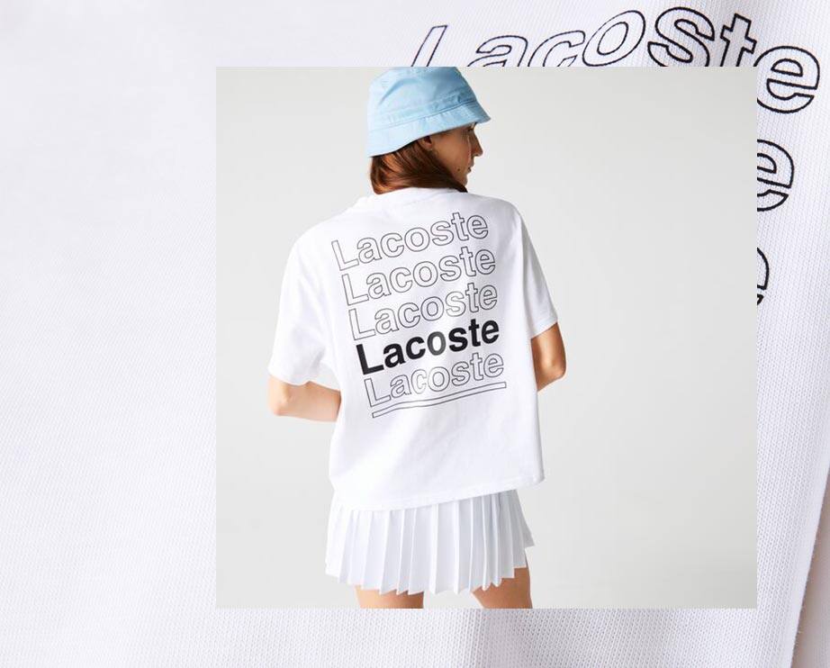 lacoste t shirt femme