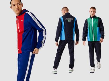 Vestes de surv&ecirc;tement Lacoste pour homme