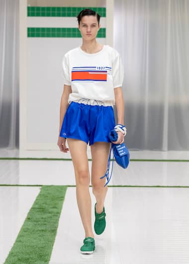 Lacoste SS26 runway show look