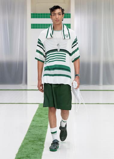Lacoste SS26 runway show look