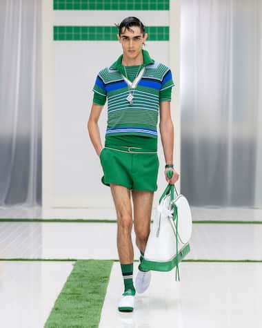 Lacoste SS26 runway show look