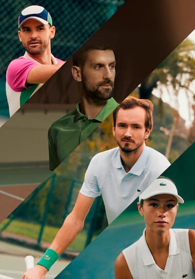 Novak Djokovic, Daniil Medvedev, Arthur Fils, Grigor Dimitrov and the entire Lacoste team are ready for the Miami Open.