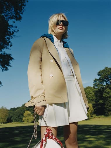 Trench &agrave; capuche