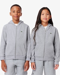 Sweatshirt zippé à capuche molleton