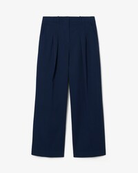 Pantalon chino wide fit gabardine stretch