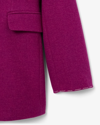 Blazer crois&eacute; laine chin&eacute;e D&eacute;fil&eacute;