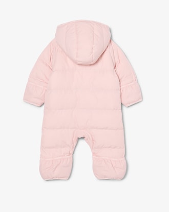 Combinaison bébé à capuche taffetas