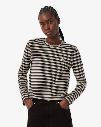 T-shirt manches longues jersey ray&eacute;