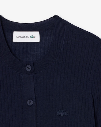 Cardigan c&ocirc;tel&eacute; laine m&eacute;rinos