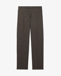 Pantalon tailleur straight fit laine D&eacute;fil&eacute;