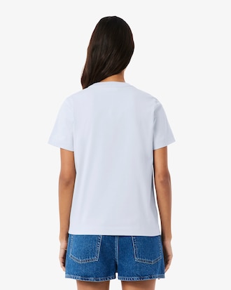T-shirt coton avec badge