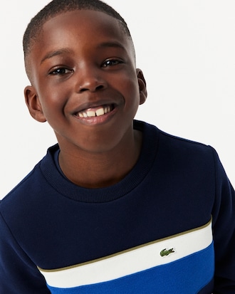 Sweatshirt molleton color-block