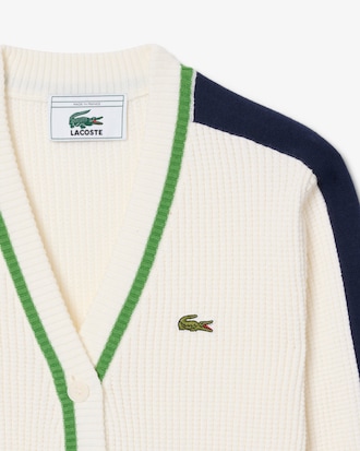 Cardigan coton m&eacute;lang&eacute; fabriqu&eacute; en France R&eacute;&eacute;dition d'Archives
