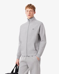 Sweatshirt zippé jersey double face