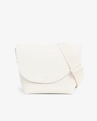 Petit sac messenger Club Lacoste en cuir