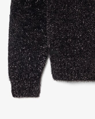 Cardigan jacquard d&eacute;grad&eacute; m&eacute;tallis&eacute;