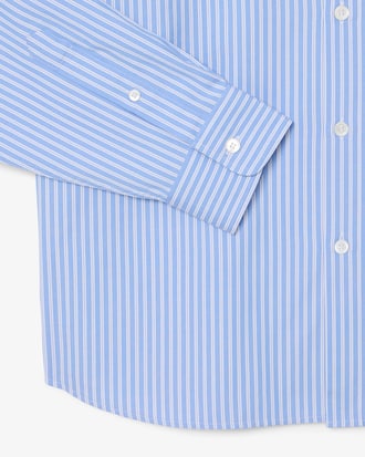 Chemise pinpoint ray&eacute;e regular fit