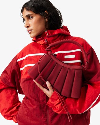 Petit sac Lenglen cuir mesh D&eacute;fil&eacute;
