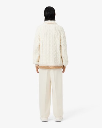 Pantalon tailleur regular fit laine Défilé