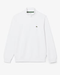 Sweatshirt col montant zipp&eacute; molleton