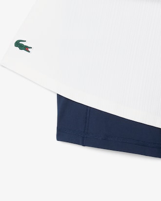 Jupe Tennis H&eacute;ritage Ultra Dry c&ocirc;tel&eacute;e