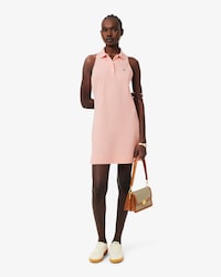 Robe polo sans manches en Piqu&eacute;