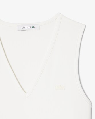 Robe longue pliss&eacute;e sans manches