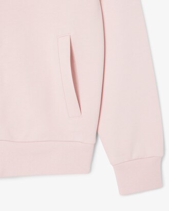 Sweatshirt zipp&eacute; &agrave; capuche molleton
