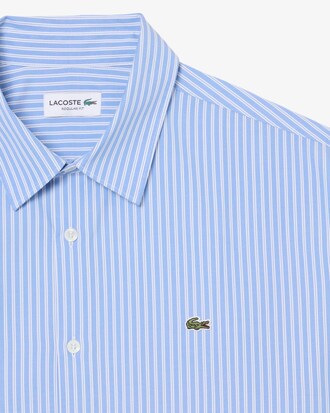 Chemise pinpoint ray&eacute;e regular fit