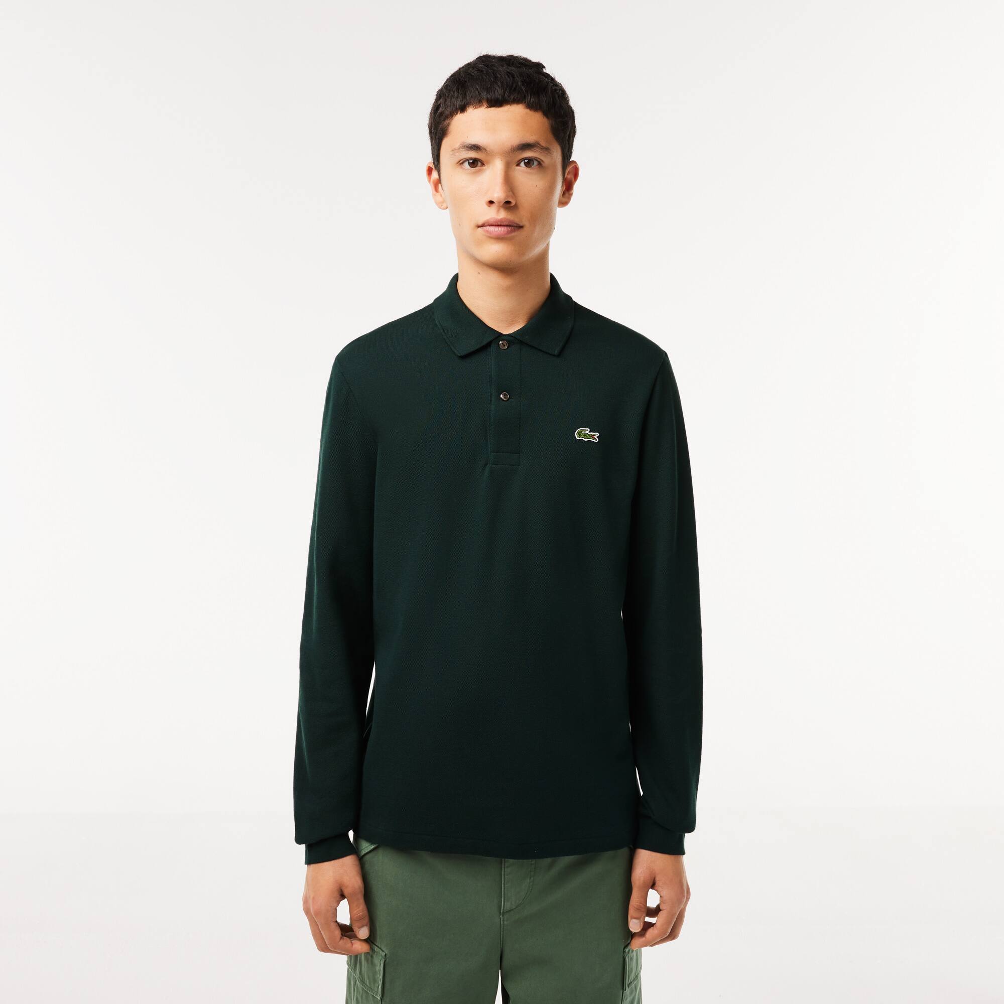 polos manches longues lacoste