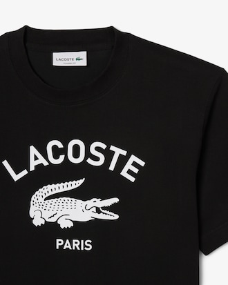 T-shirt coton imprim&eacute; signature