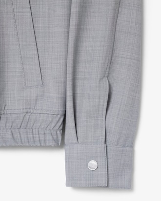 Veste Harrington laine m&eacute;lang&eacute;e