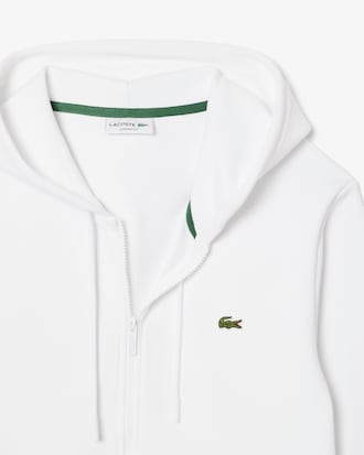 Sweatshirt zipp&eacute; classic fit molleton