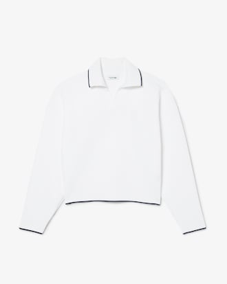 Sweatshirt col polo Tennis H&eacute;ritage