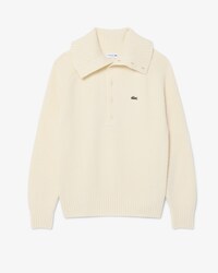 Pull maille perl&eacute;e col montant
