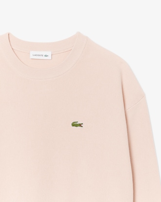 Pull coton point mousse