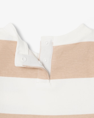 Combinaison layette b&eacute;b&eacute; interlock ray&eacute;e