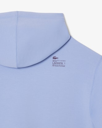 Sweatshirt &agrave; capuche court coton