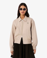Veste gabardine stretch double col