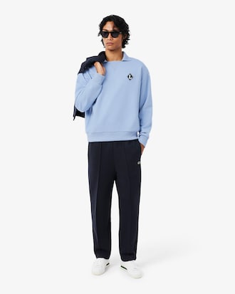 Sweatshirt col polo fabriqu&eacute; en France