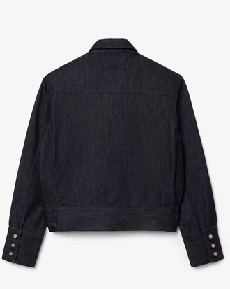 Veste denim indigo D&eacute;fil&eacute;